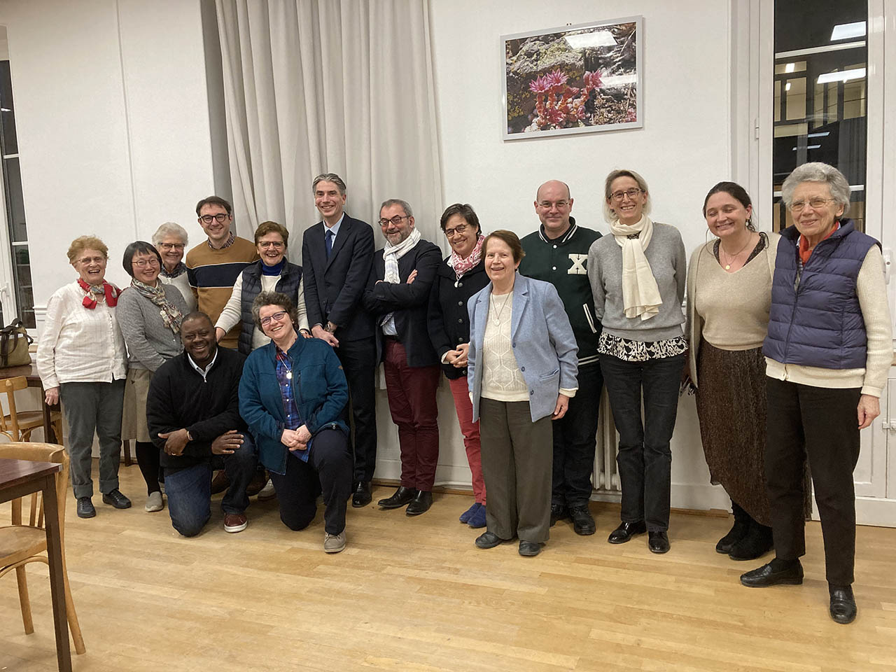 Visite en région parisienne de responsables du LIX (Séoul).